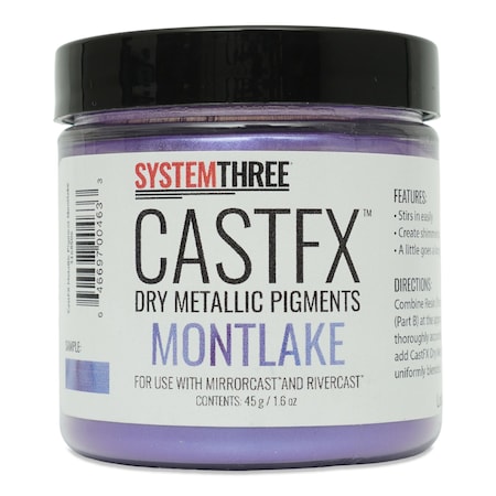 System Three Resins CastFX Dry Metallic Color Pigments, Montlake, 45g 3168S06